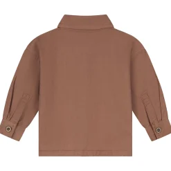 Sweet Petit peuter blouse lange mouwen effen bruin