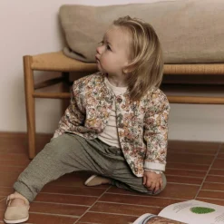 Sweet Petit peuter broek Puck effen groen