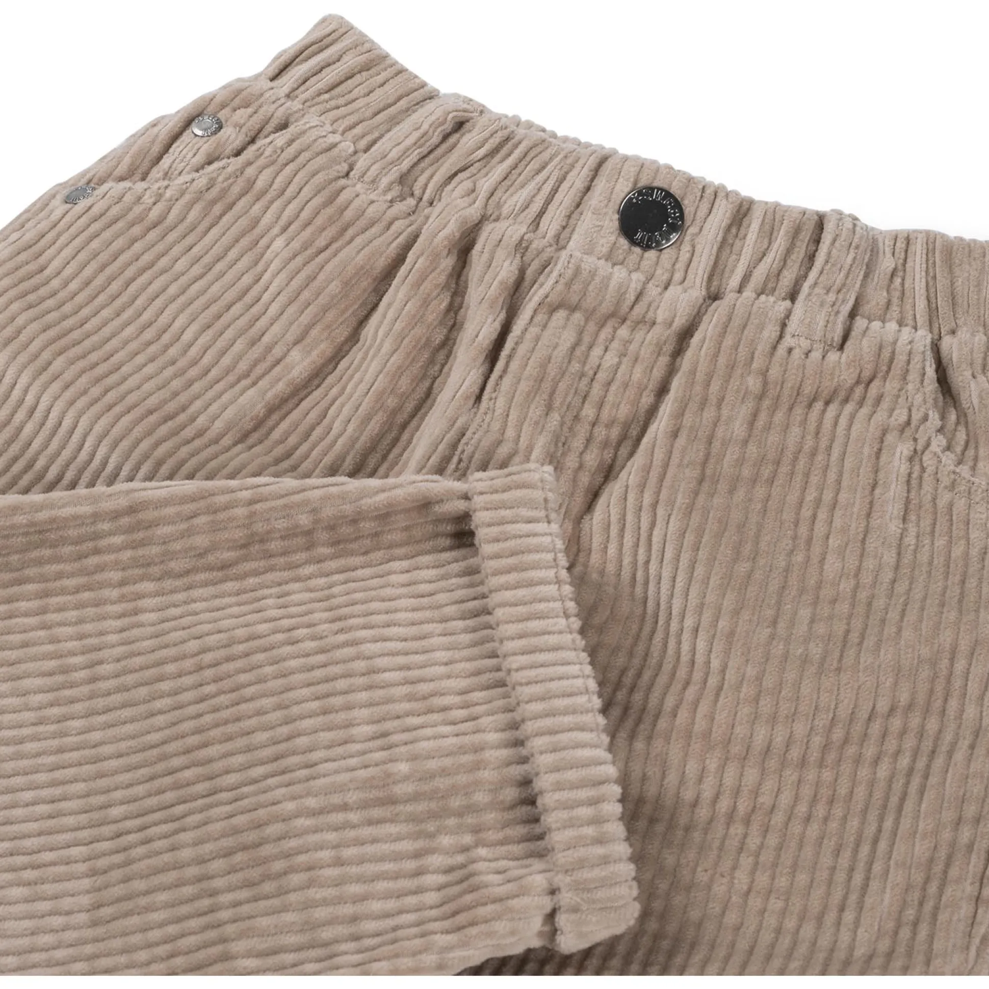Sweet petit peuter broek Riv effen taupe