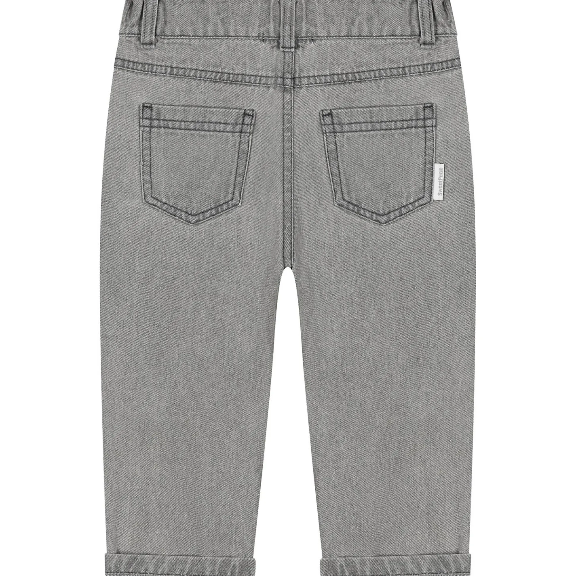 Sweet petit peuter broek Riv effen grijs