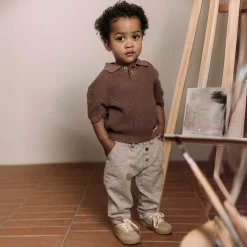 Sweet Petit peuter broek  effen bruin