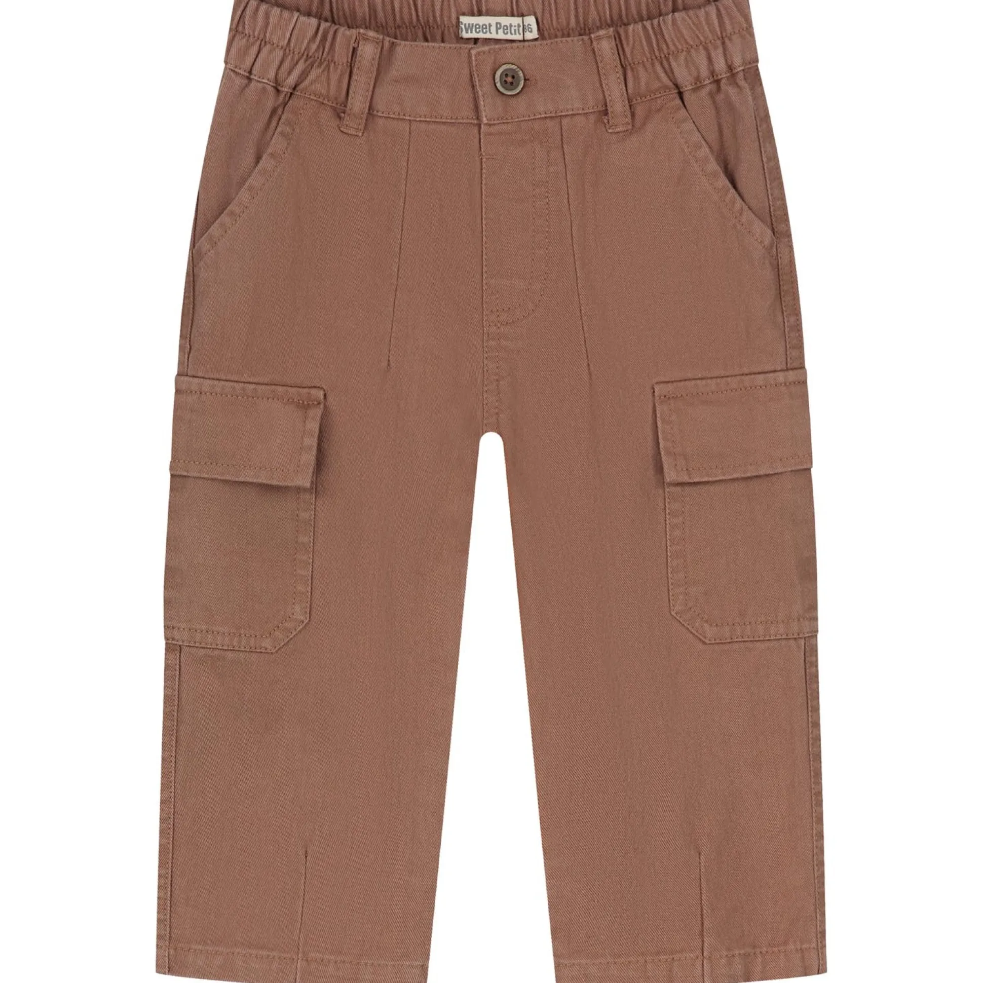 Sweet Petit peuter broek effen bruin