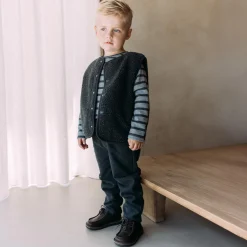 Sweet petit peuter broek Merlijn  effen grijs