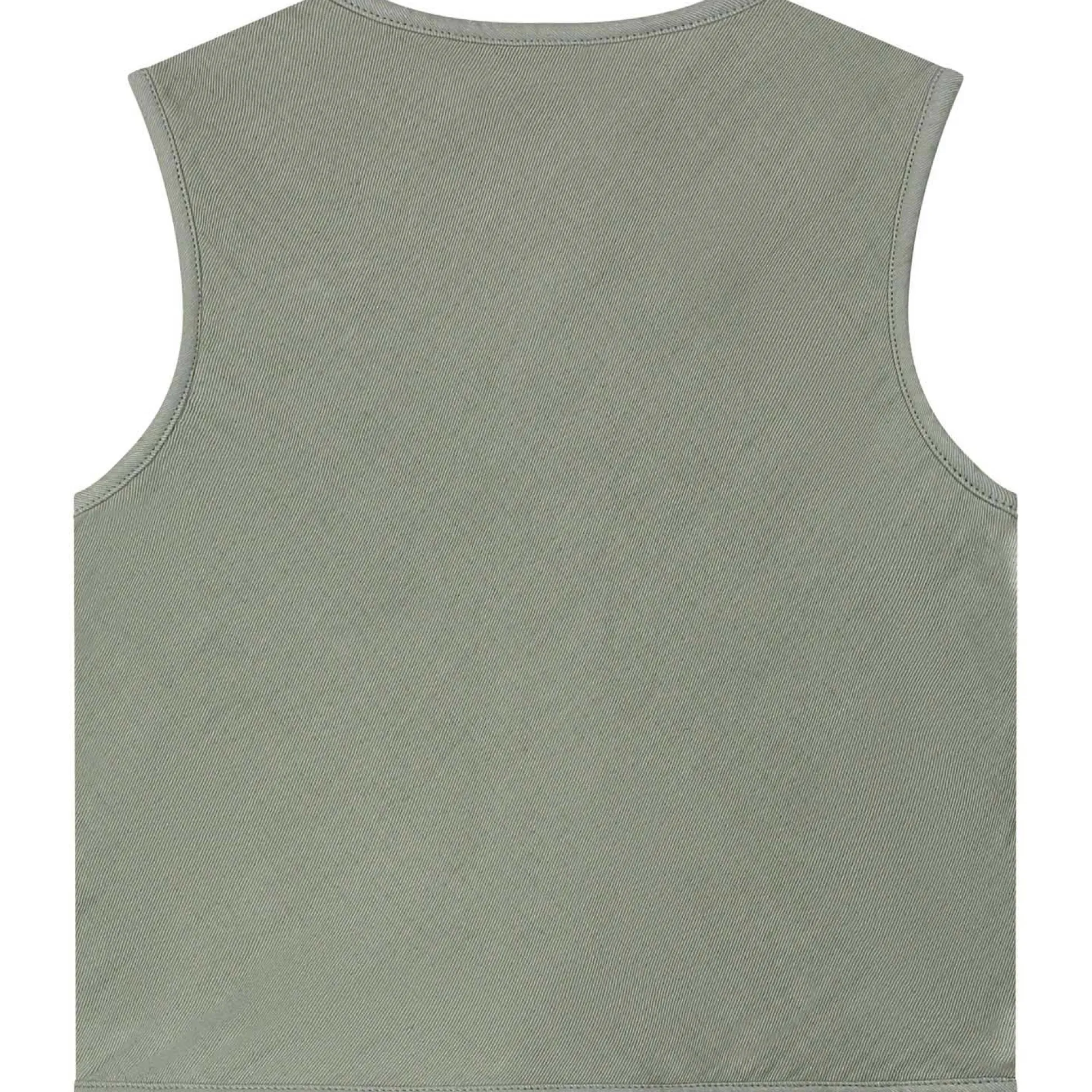 Sweet Petit peuter gilet mouwloos effen groen