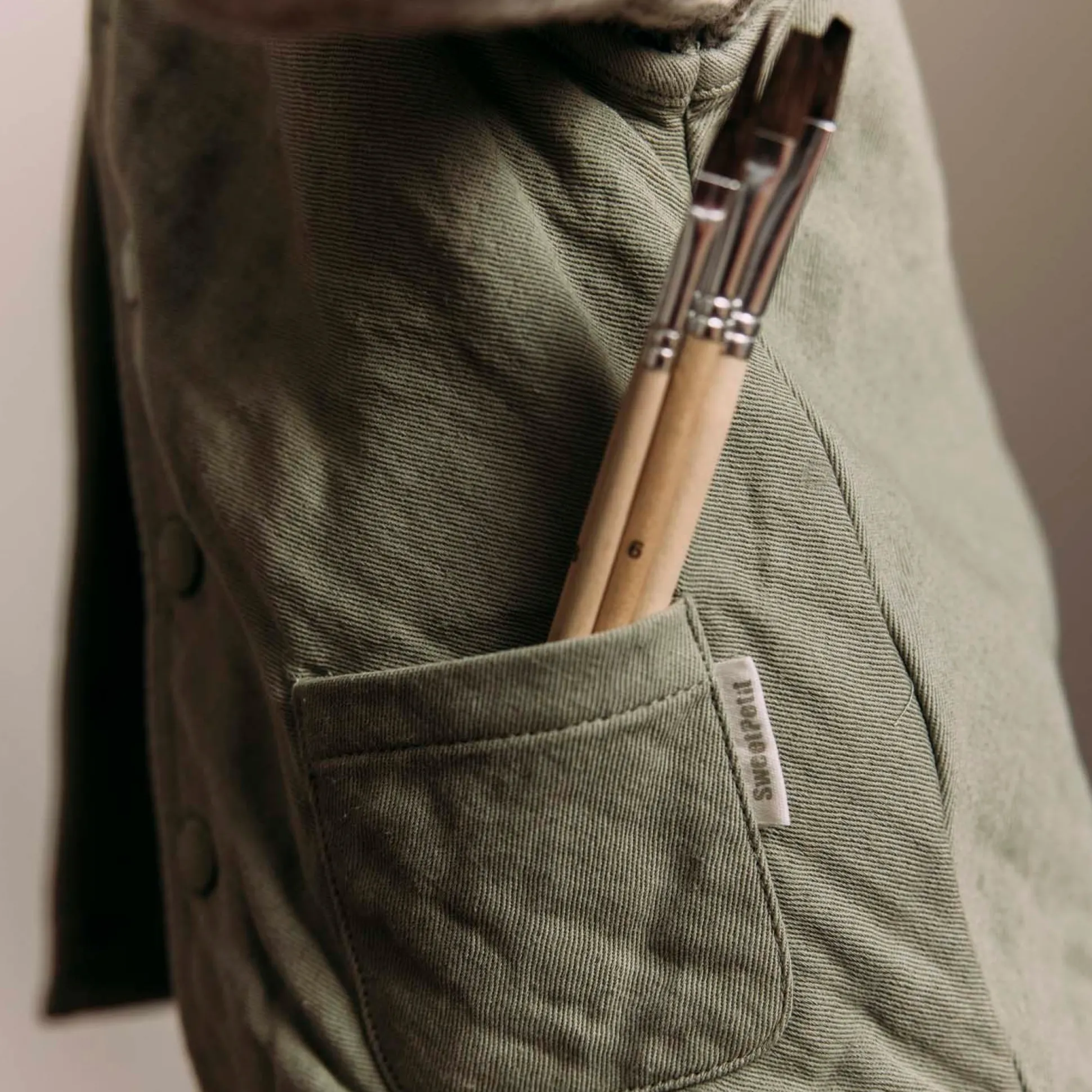 Sweet Petit peuter gilet mouwloos effen groen