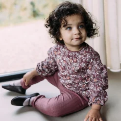 Sweet Petit peuter legging Veerle effen roze