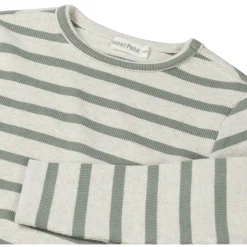 Sweet Petit peuter shirt lange mouwen strepen groen