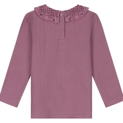 Sweet petit peuter shirt Zoe lange mouwen effen paars