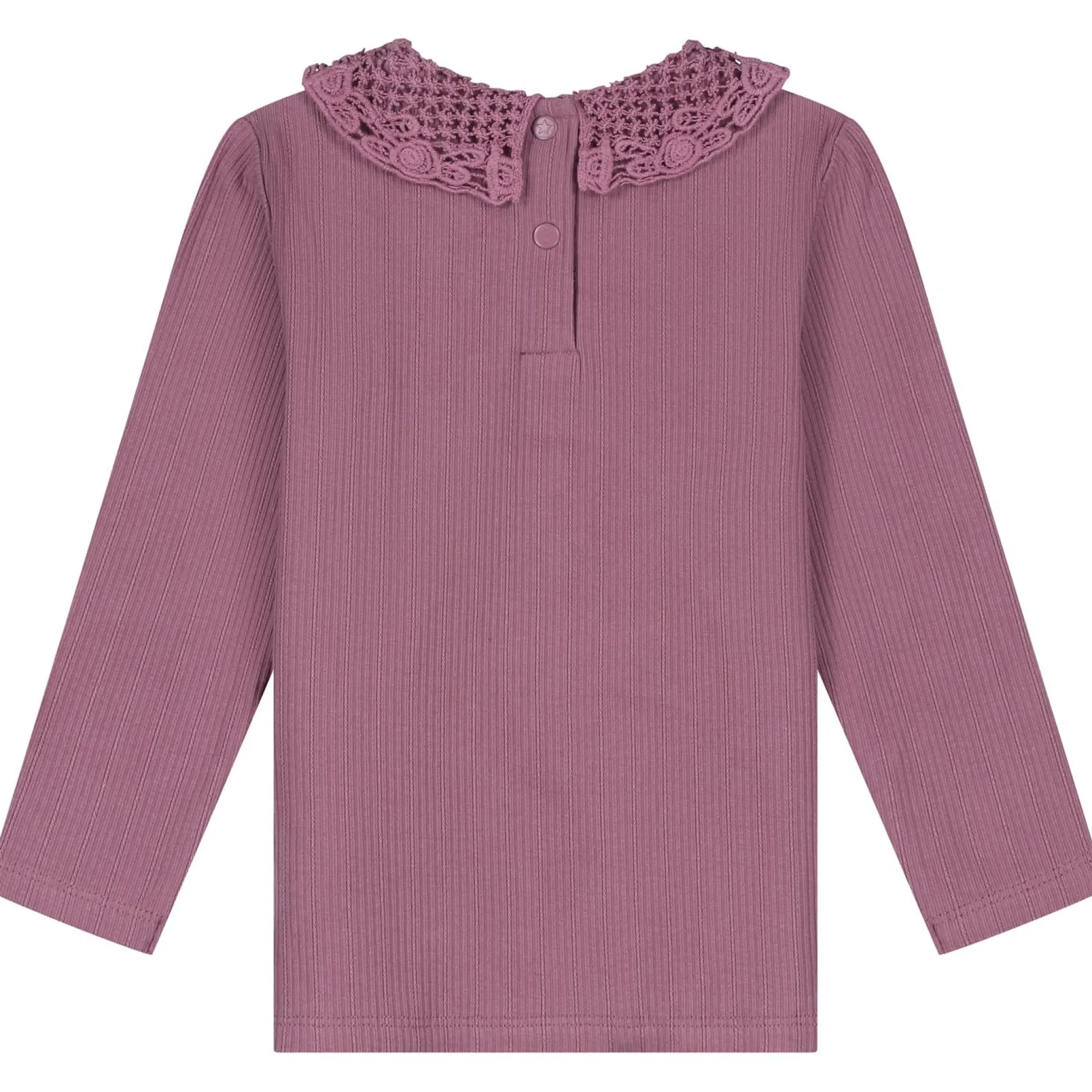 Sweet petit peuter shirt Zoe lange mouwen effen paars