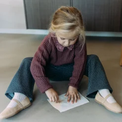 Sweet petit peuter shirt Zoe lange mouwen effen paars