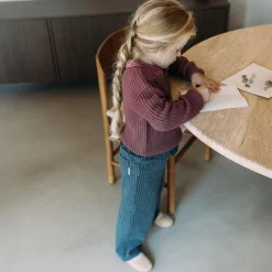 Sweet petit peuter shirt Zoe lange mouwen effen paars