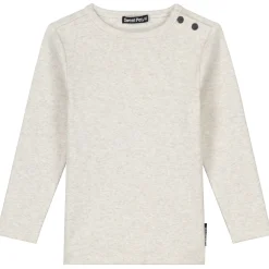 Sweet Petit peuter shirt Robin lange mouwen effen beige