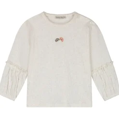 Sweet Petit peuter shirt Else lange mouwen effen beige