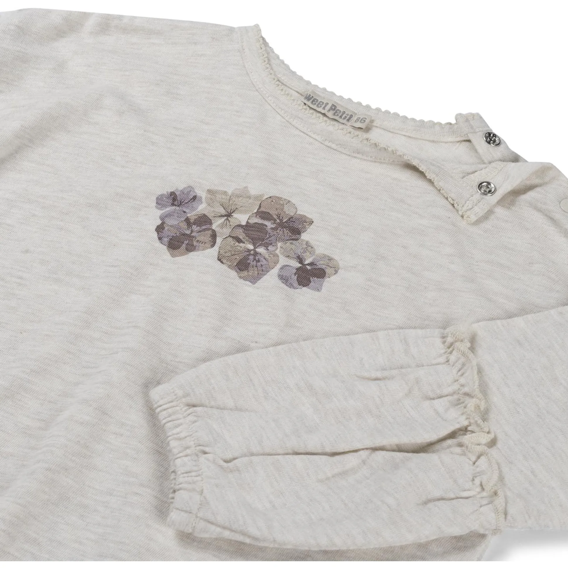 Sweet Petit peuter shirt Else lange mouwen printopdruk beige
