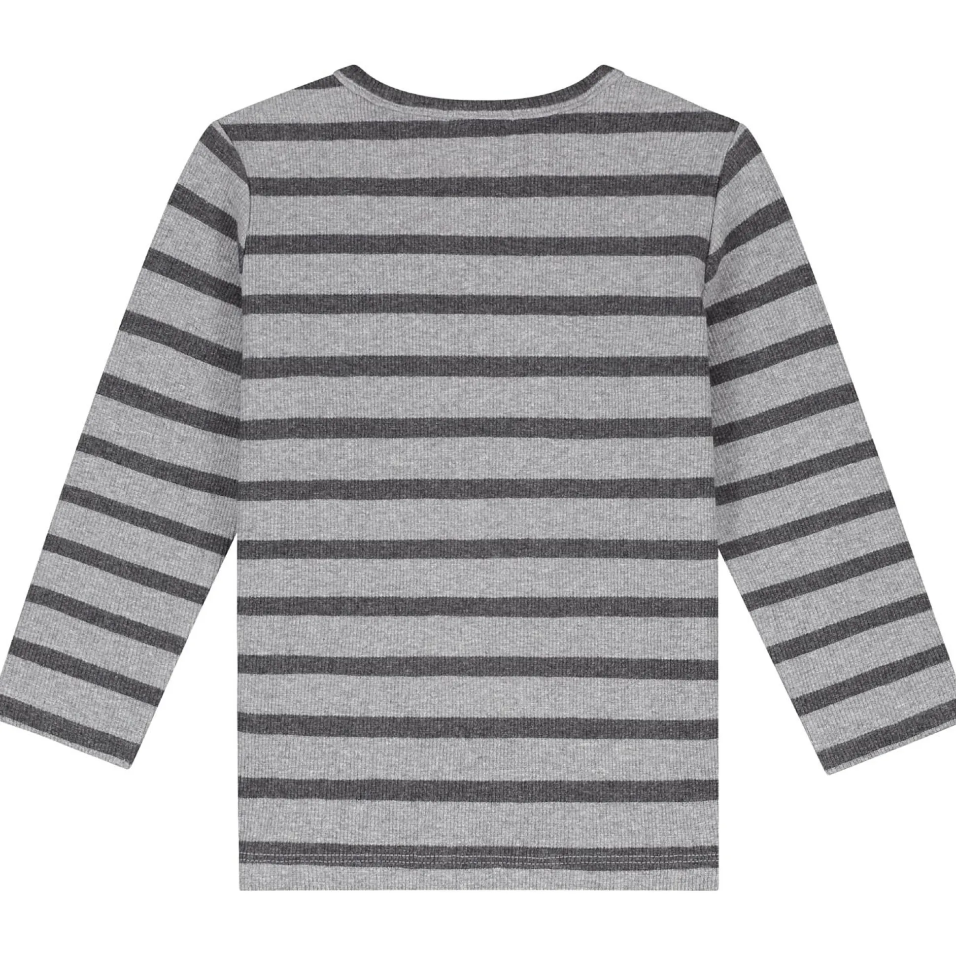 Sweet Petit peuter shirt Mees lange mouwen strepen grijs