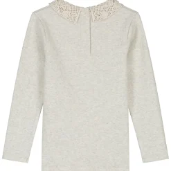 Sweet petit peuter shirt Zoe lange mouwen effen beige