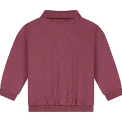Sweet Petit peuter sweater Pim lange mouwen effen rood
