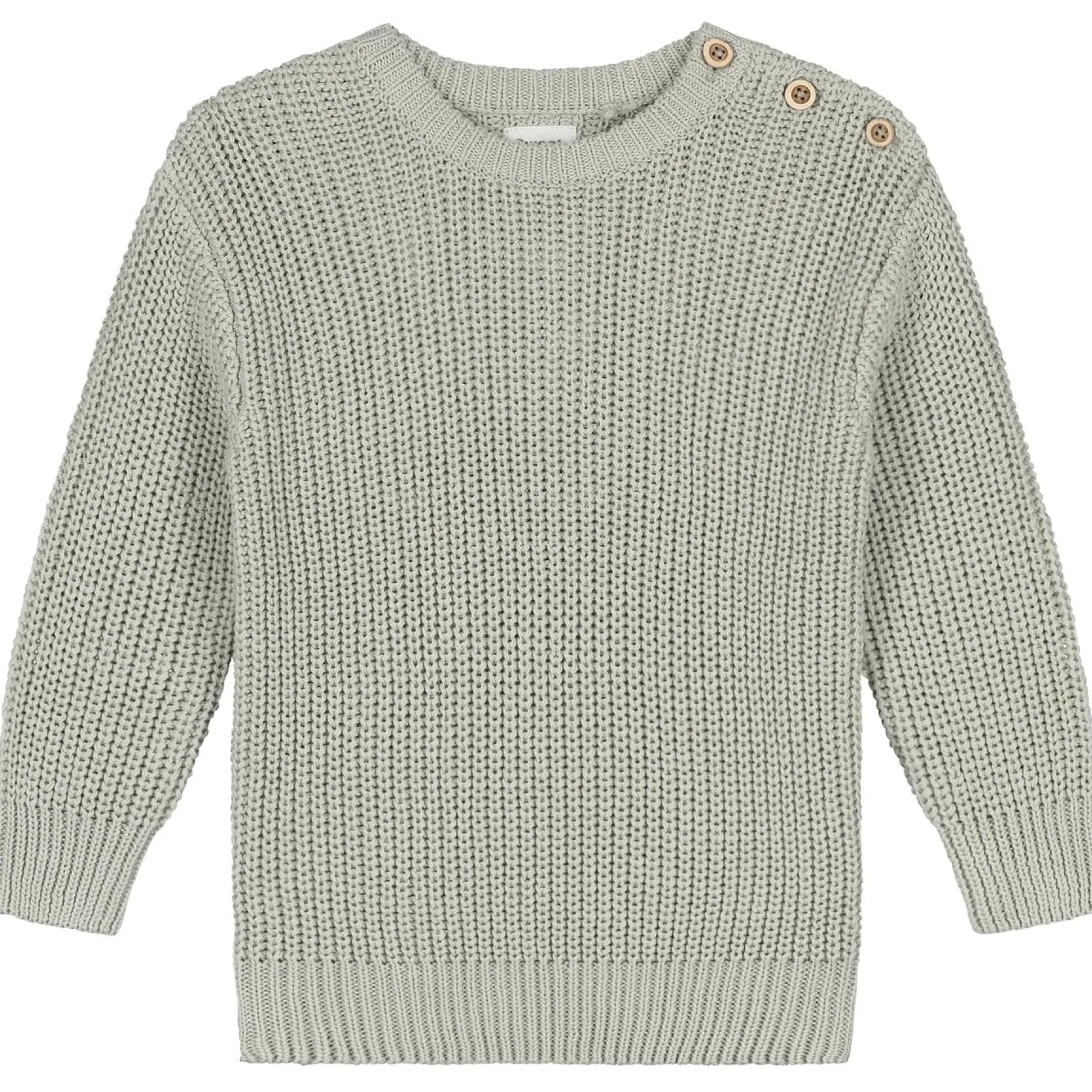 Sweet Petit peuter trui lange mouwen effen groen