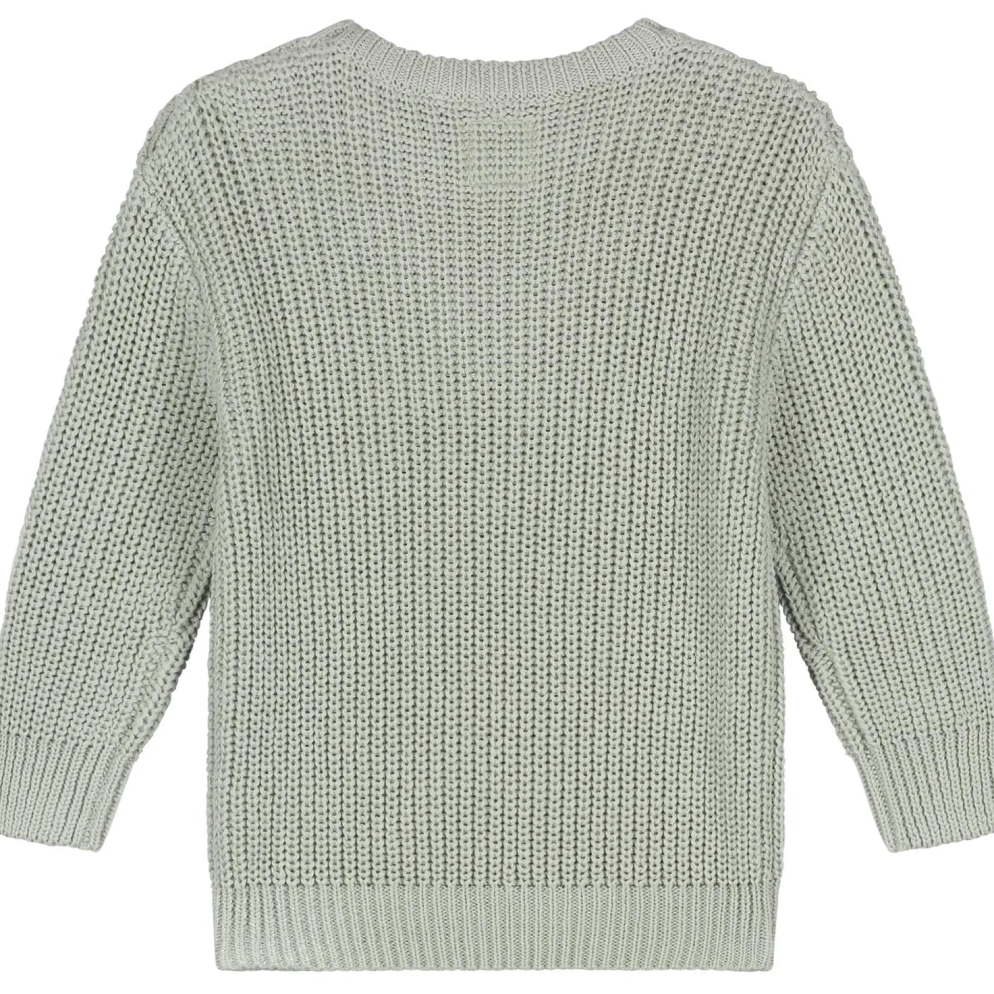 Sweet Petit peuter trui lange mouwen effen groen