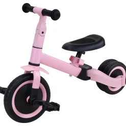 Topmark Kaya 4-in-1 driewieler - loopfiets Pink