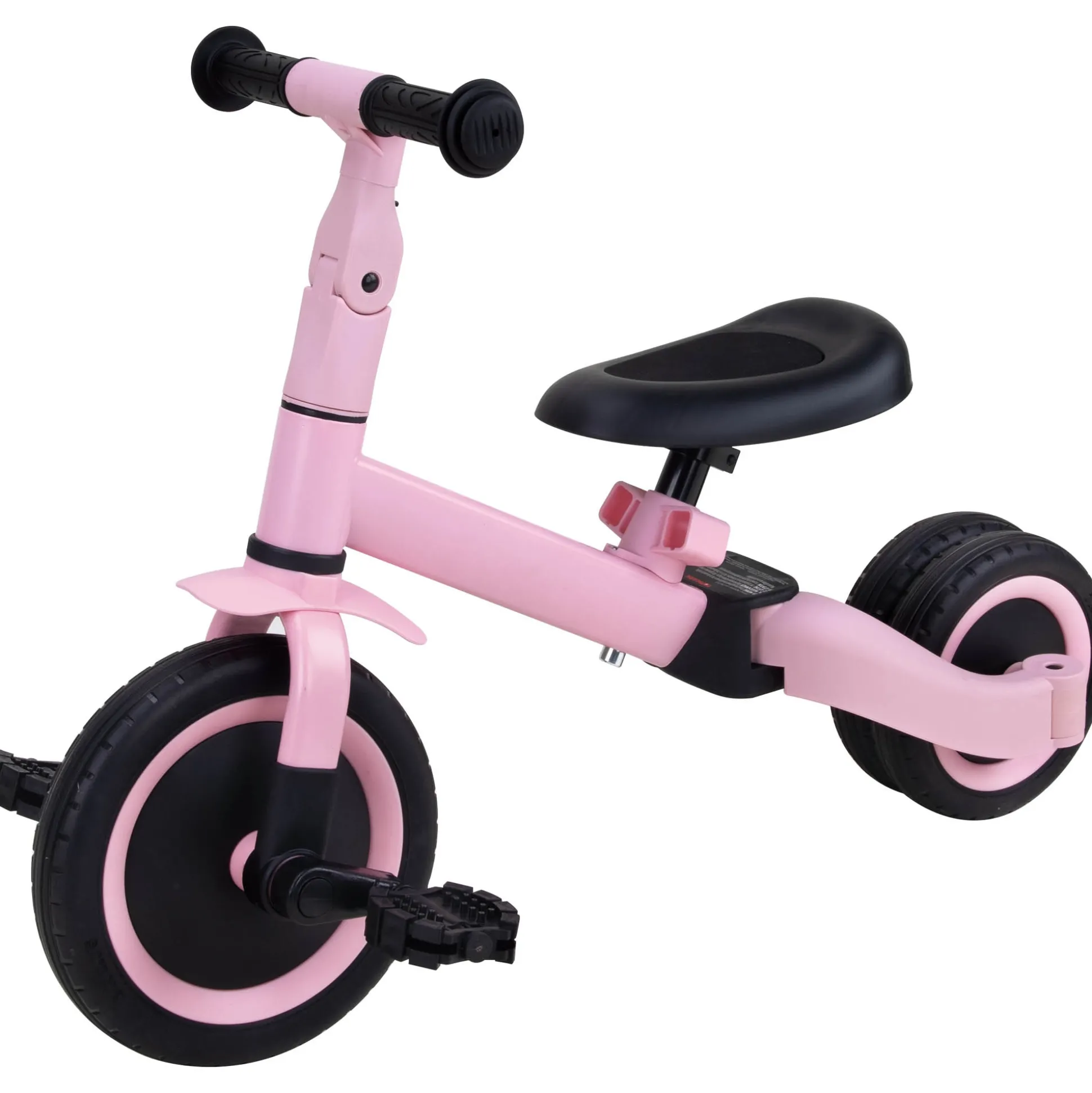 Topmark Kaya 4-in-1 driewieler - loopfiets Pink