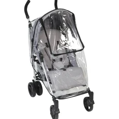 Topmark regenhoes buggy Transparant