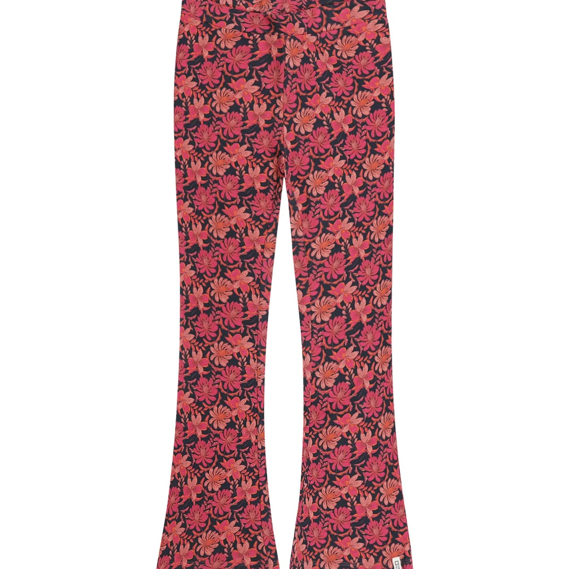 Tumble 'n Dry peuter broek flared bloemen rood