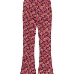 Tumble 'n Dry peuter broek flared  bloemen rood