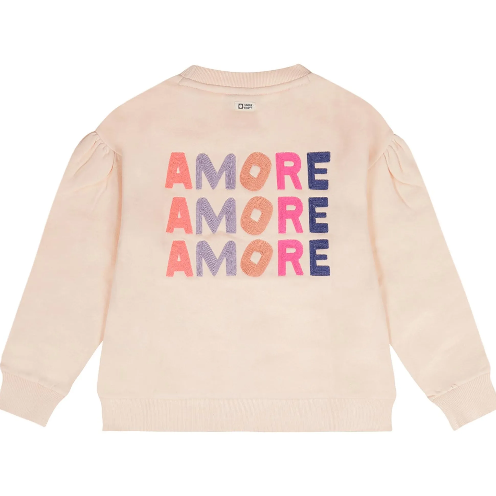 Tumble 'N Dry peuter sweater lange mouwen tekst beige