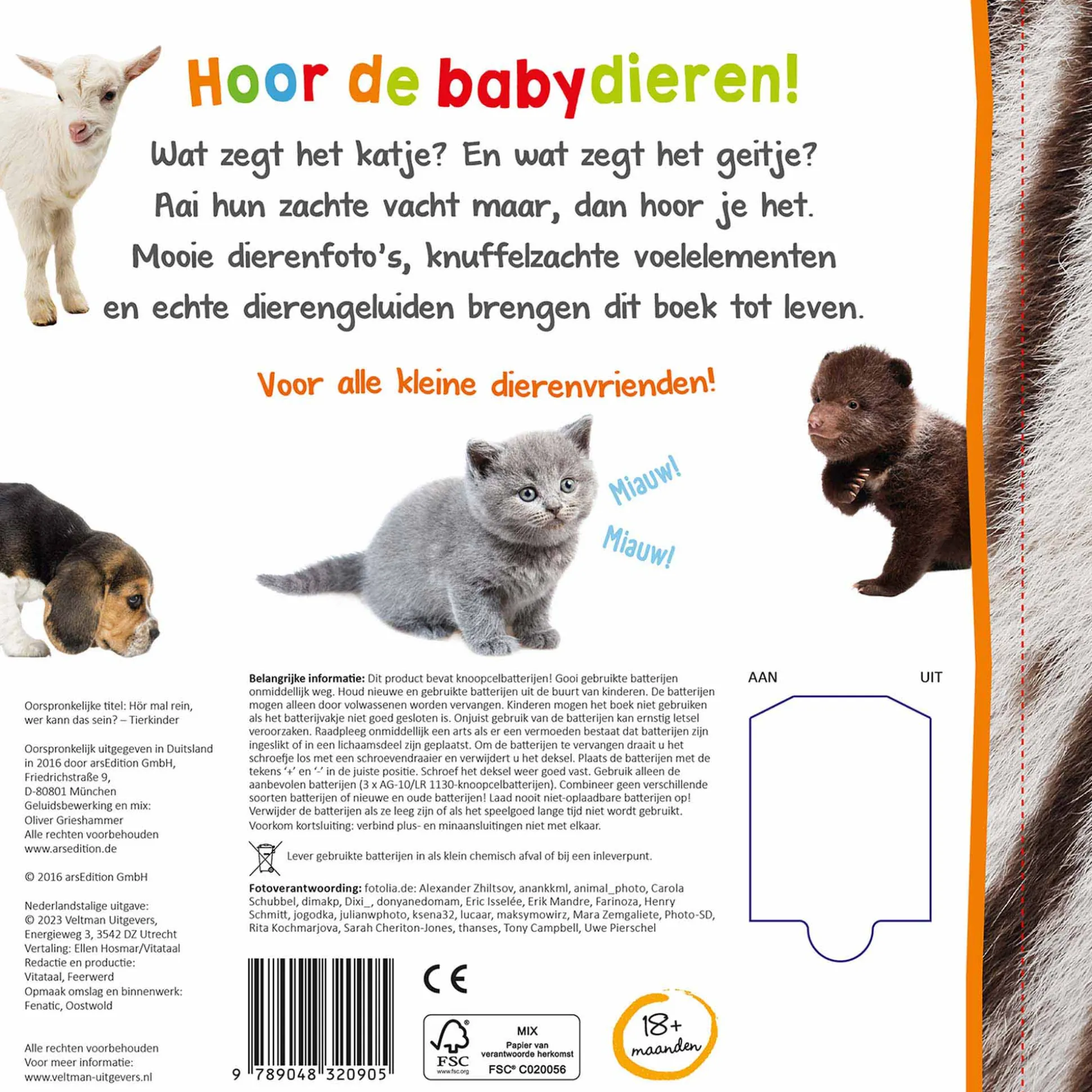 Welk dier hoor ik hier? – Babydieren Multi