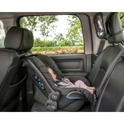 Yrda autospiegel met ledverlichting Black