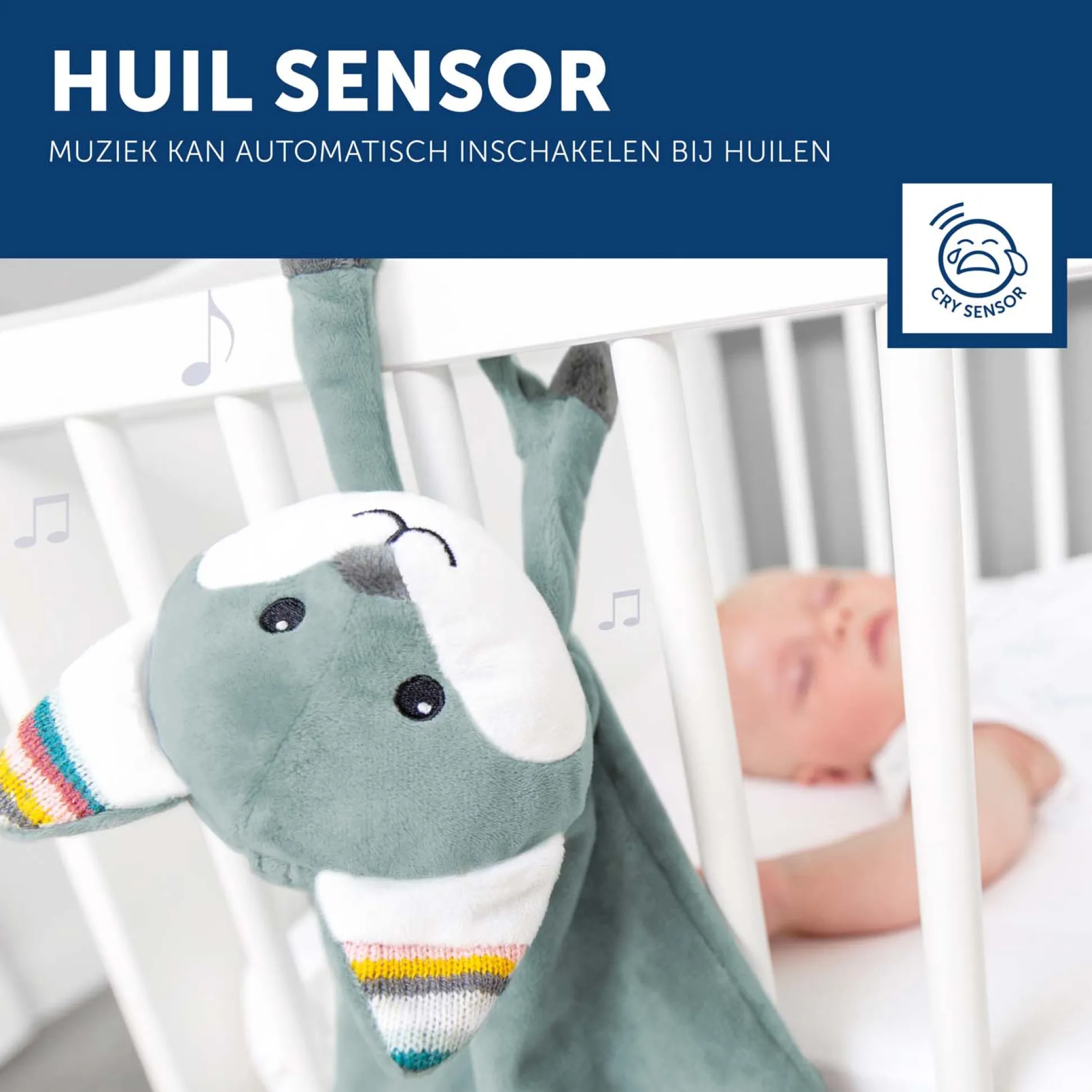 Zazu Knuffeldoekje Comforter Felix the Fox groen