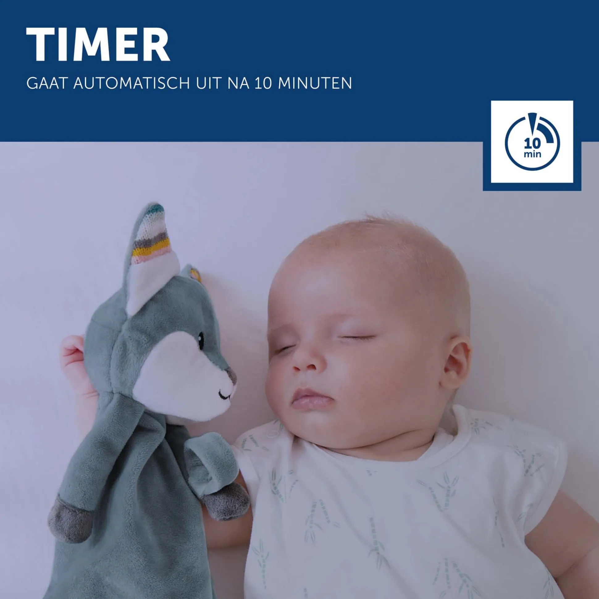 Zazu Knuffeldoekje Comforter Felix the Fox groen