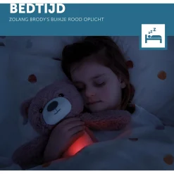 Zazu slaaptrainer Brody de beer roze